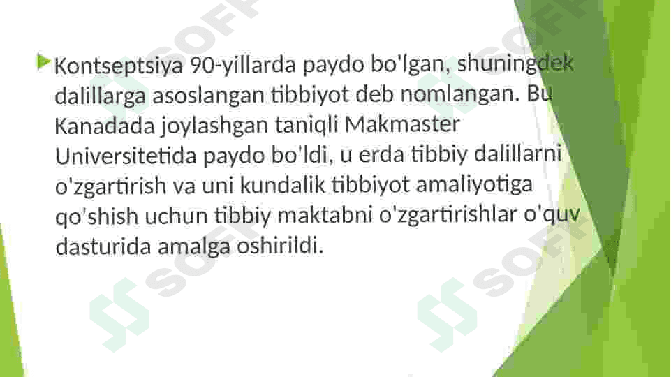 Dalillarga asoslangan tibbiyot tarixi va turlari 6
