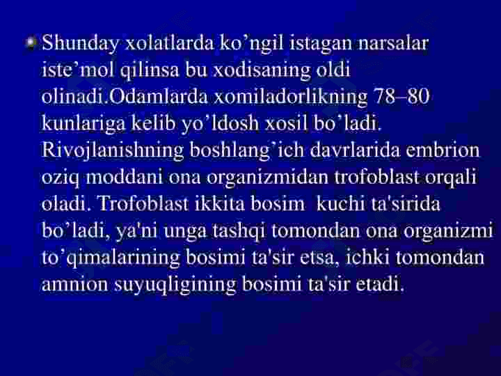 Embrionning rivojlanish tarixi 7