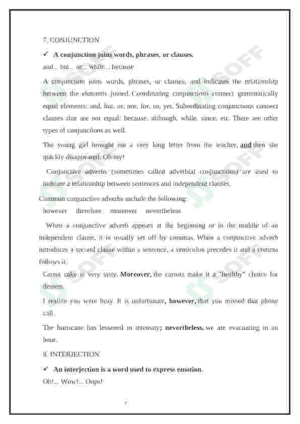 Grammar for speaking 7