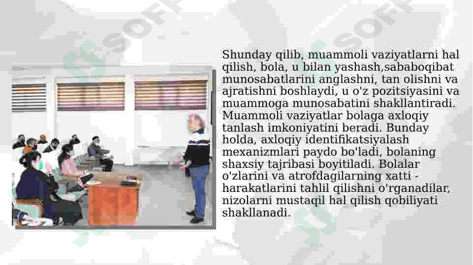 Muammoli vaziyat va uni hal qilish metodlari 7