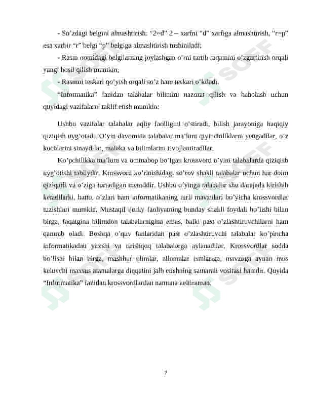 Interfaol texnologiyalardan foydalanish 7