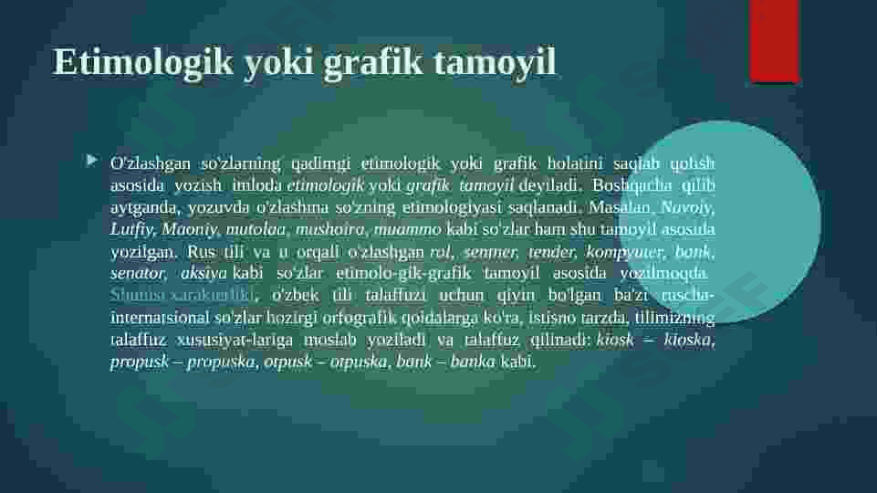 YOZMA NUTQ VA ORFOGRAFIYA TAMOYILLARI 7