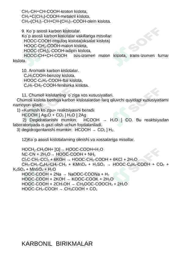 Organik kimyodan qoʻllanma 7