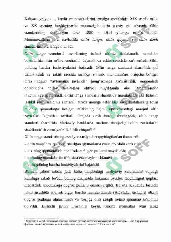 Pul tizimi evolutsiyasi va uning turlari . 7