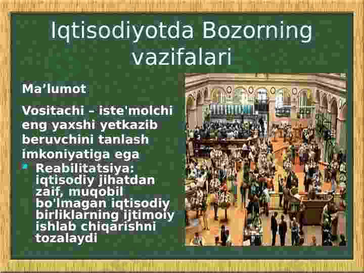 Bozor iqtisodiyoti 7