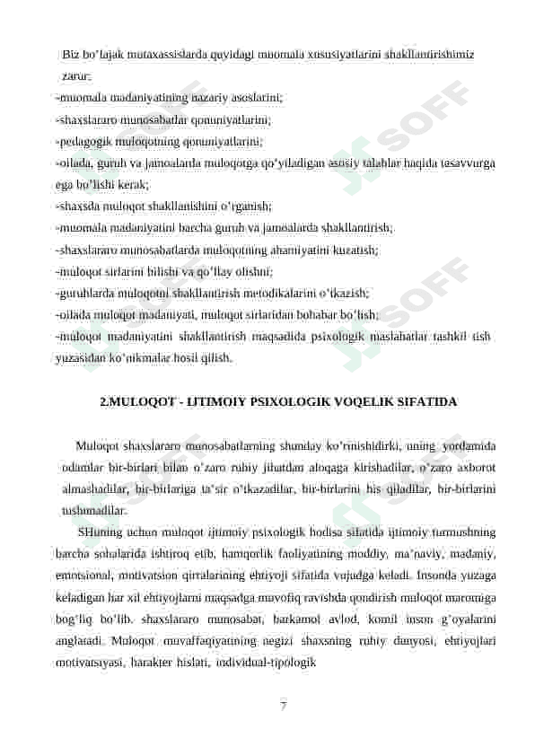 Muloqot haqida umumiy tushuncha 7