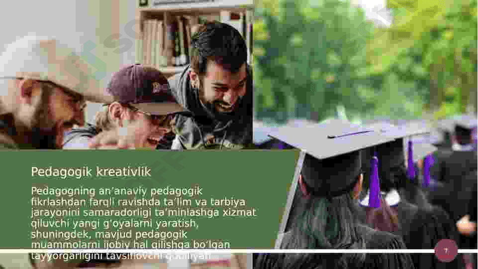 Kreativlik va kreativ pedagogika 7