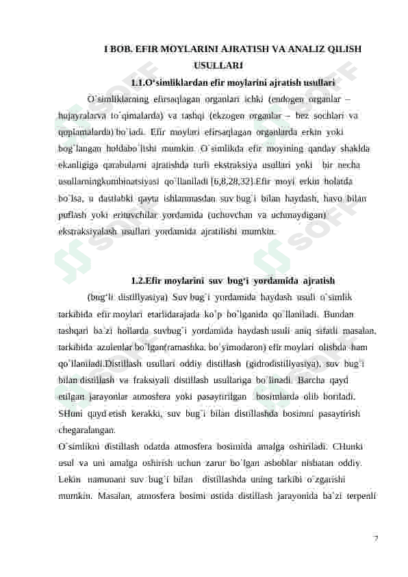 Oʻzbekistonning keng tarqalgan efir moyli oʻsimliklar 7