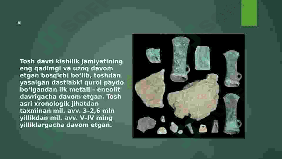 Metallning kashf etilishi va uning xo‘jalik hayotiga ta’siri. 7
