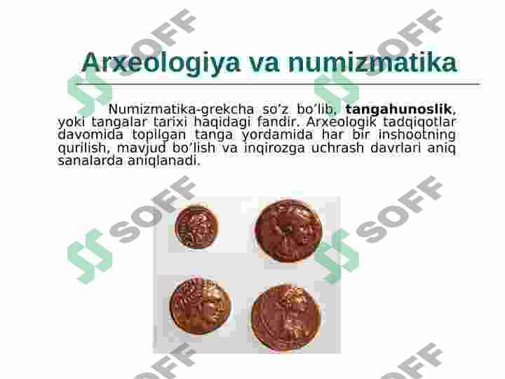 ARXEOLOGIYA FANING SHAKILLANISHI 7