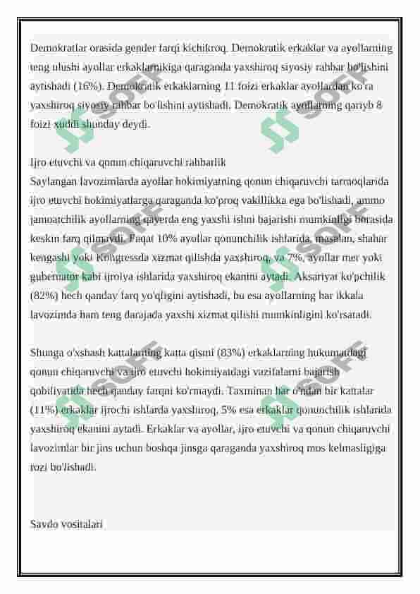 Yetakchilik rivojlanishida gender jihatlari 7