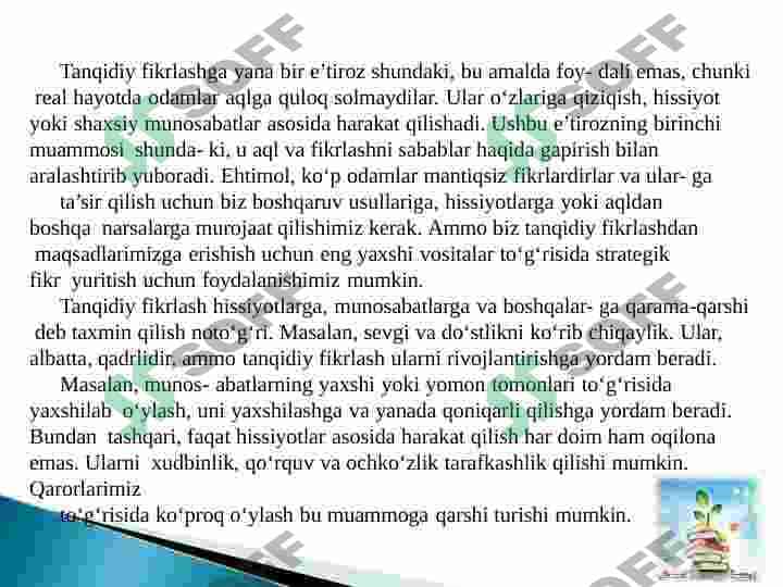 “Kreativ fikrlash” faniga kirish 7