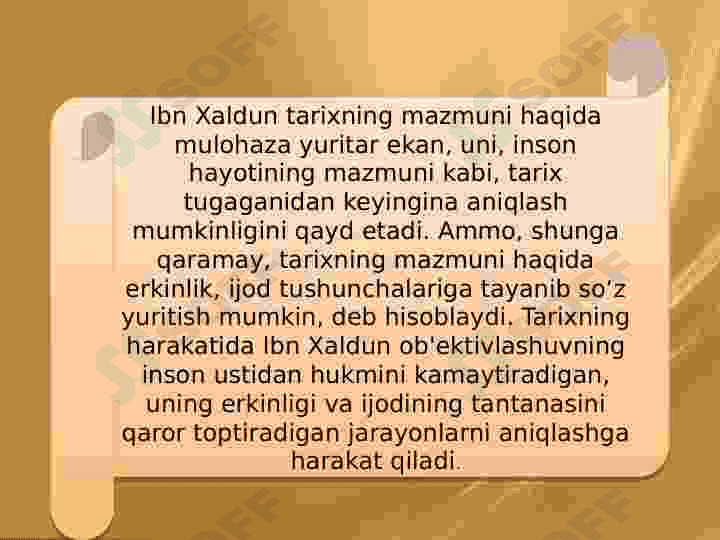 TARIX FALSAFASI VA FALSAFA TARIXI UYG‘UNLIGI 7