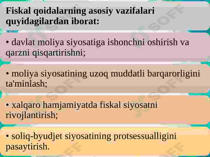 Ochiq iqtisodiyotda byudjet soliq siyosati 7