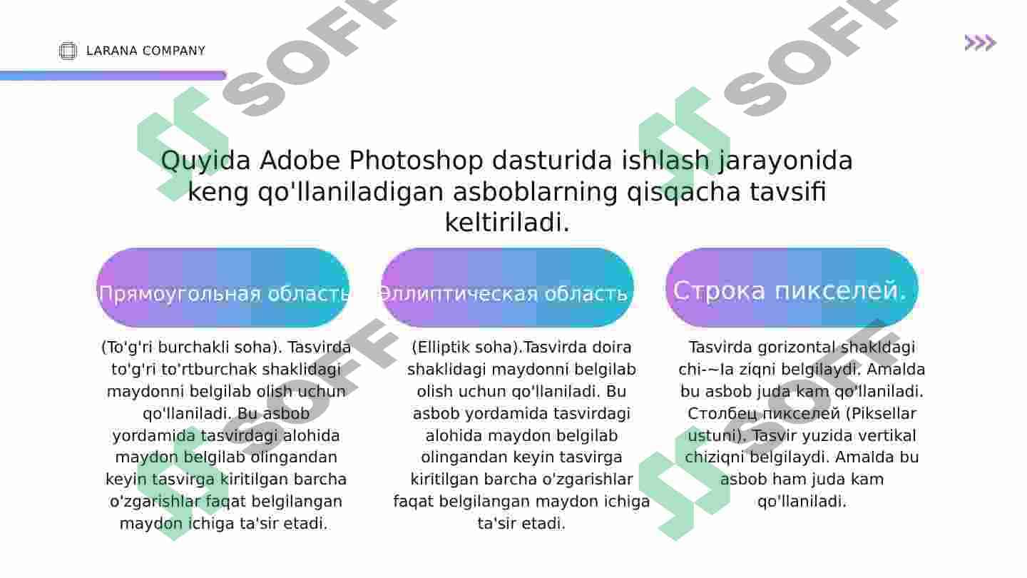 Adobe photoshop va uning qoshimcha imkoniyatlari 7