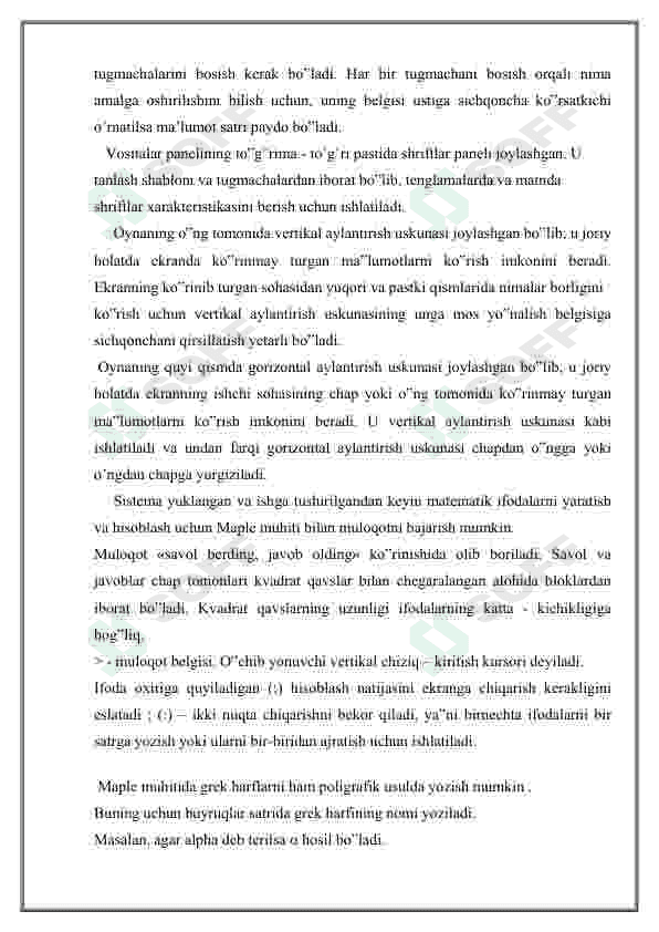 Matematik masalalarni yechish va ularning grafiklarini yaratishga mo'ljallangan dasturlar 7