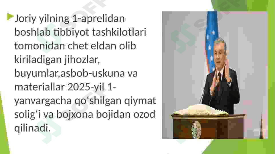 Oʻzbekistonda soʻnggi yillardagi tibbiyotda islohotlar 7