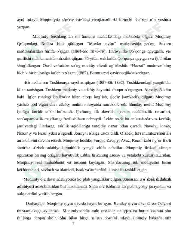 O‘zbek adabiyotida muqimiyshunoslik 7