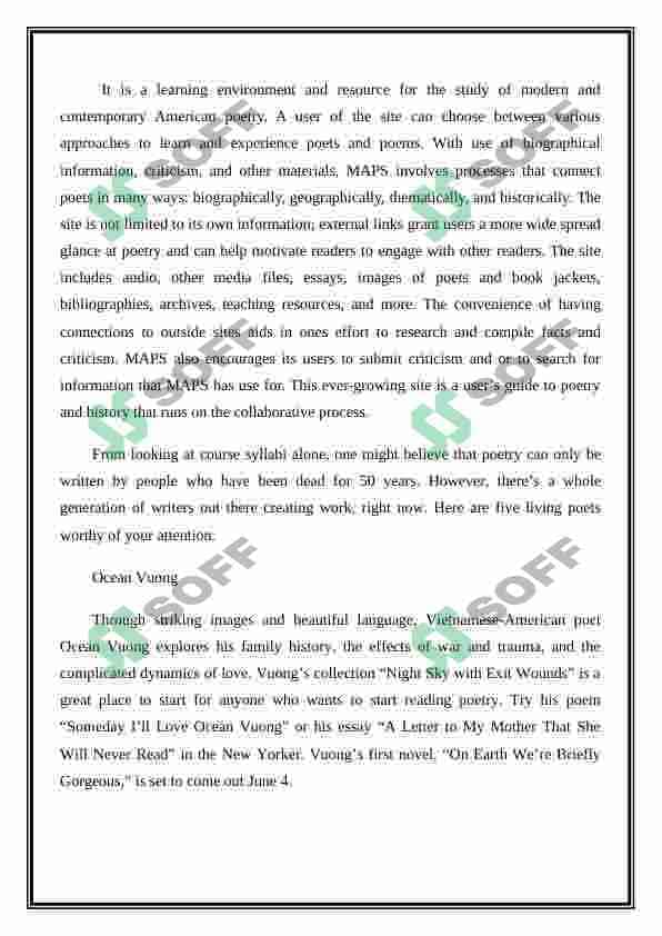 CONTEMPORARY AMERICAN POETRY 7