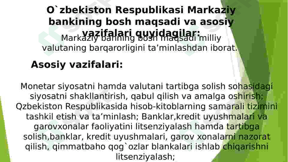 Pul kredit siyosati 7