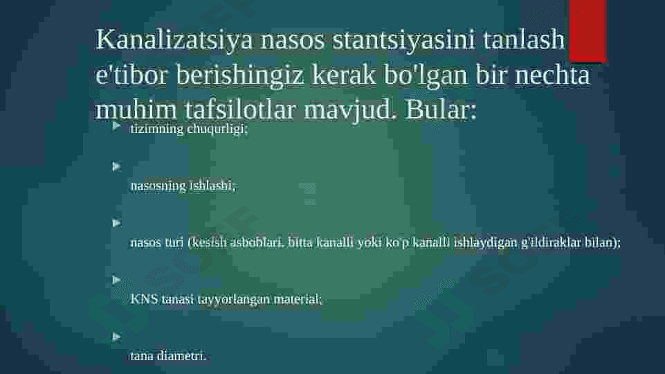 KANALIZATSIYA NASOS  STANSIYALARI 7