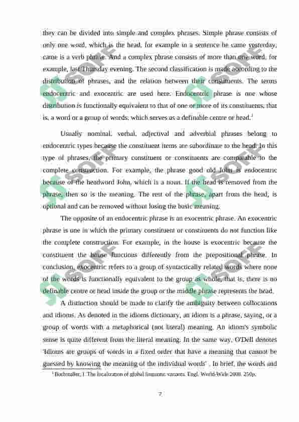 DEVELOPMENT OF THE CONNOTATIONAL ASPECT OF SEMANTIC IS SPECIAL TERMINOLOGY 7