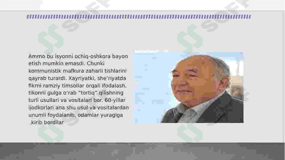 Erkin Vohidovning istiqlol davridagi ijodi 7