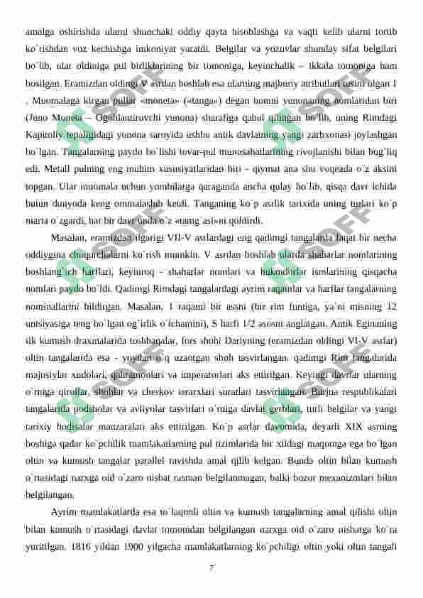 Pul Kredit tizimlari 7