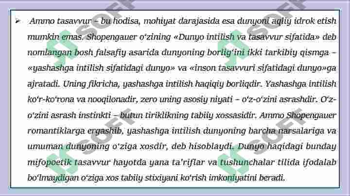 Falsafa tarixida borliq muammosi va yondashuvlar 7