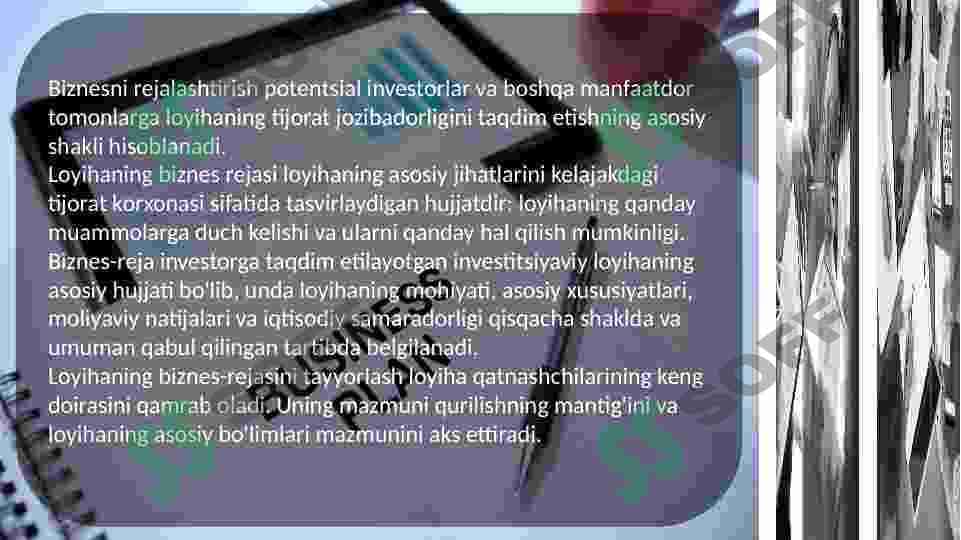 Qurilishda biznes rejalashtirish 7