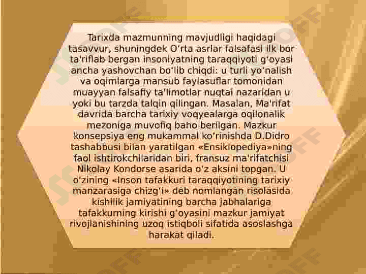 TARIX FALSAFASI VA FALSAFA TARIXI UYG‘UNLIGI 8