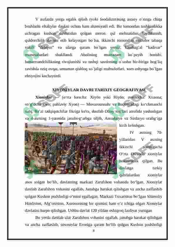 Ilk oʻrta asrlar tarixiy geografiyasi 8