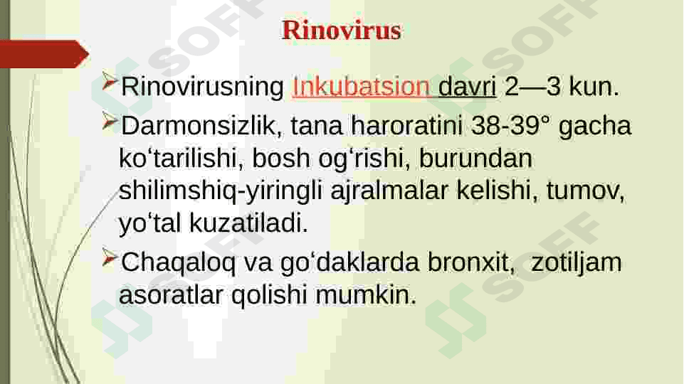 Nafas olish organlarining kasalliklari . 8