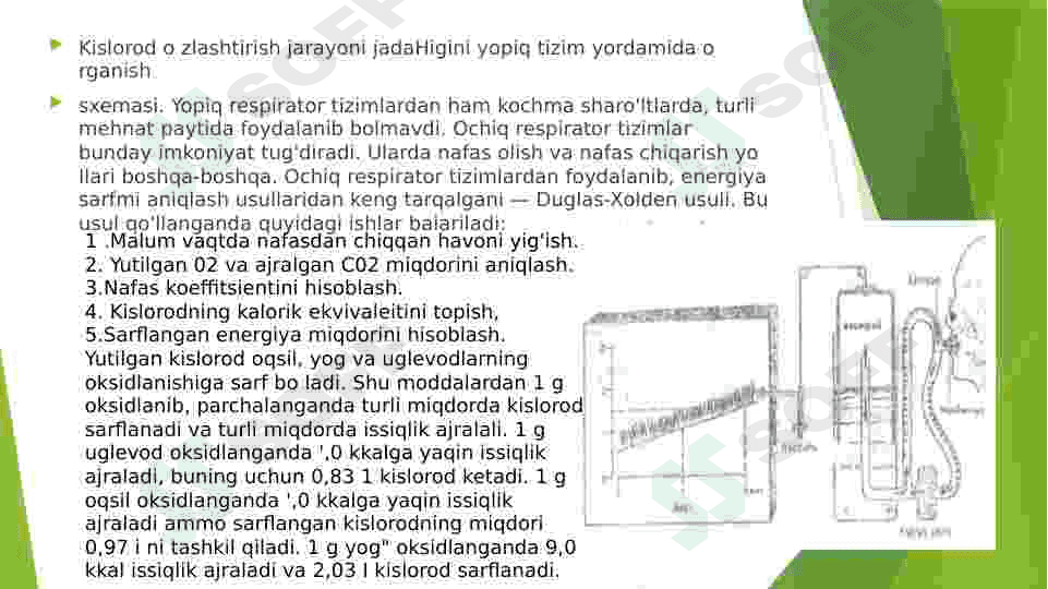 Metabolizm jarayonida energiya hosil boʻlishi va sarflanishi 8