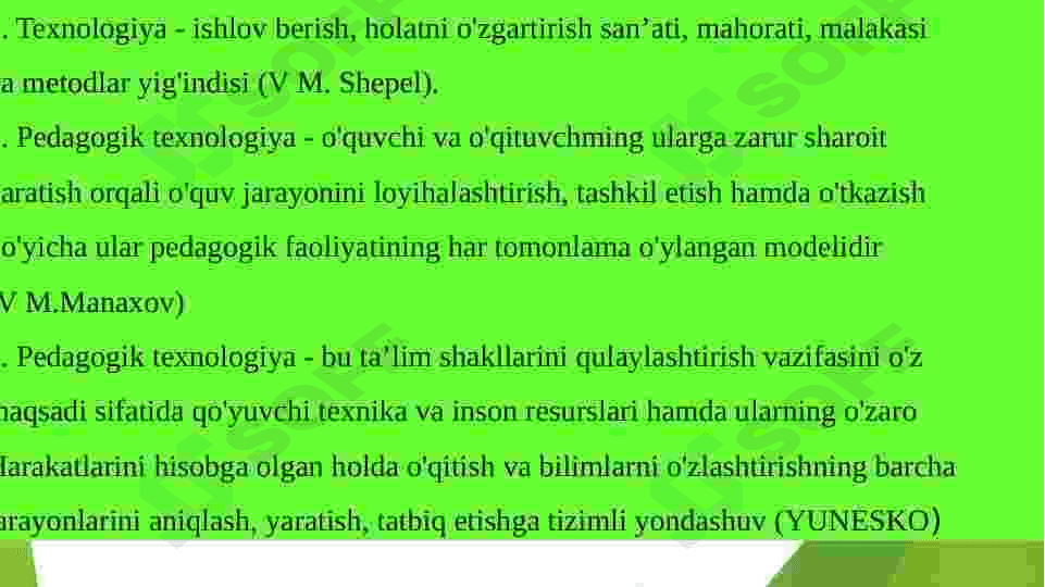 Elektron pedagogika  asoslari. 8