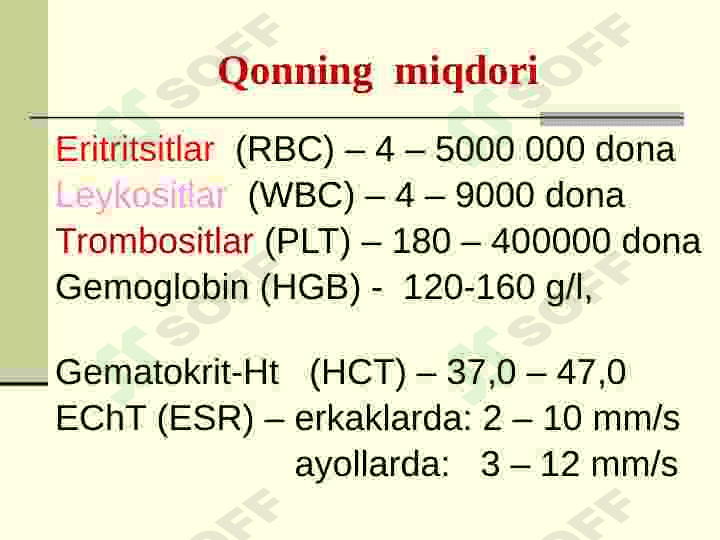 Qon tomir va limfa tizimi 8