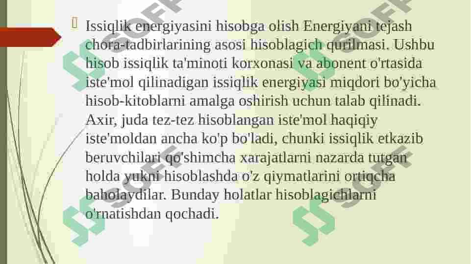 Mahalliy issiqlik punktlarida uskunalarni tanlash 8