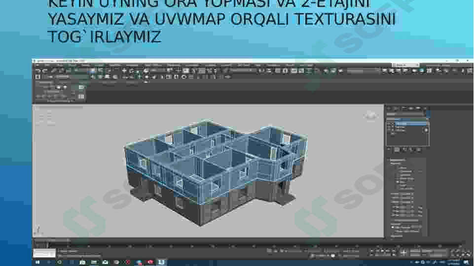 Kompyuterda uch o’lchamli modellashtirish. 3DS MAX 8