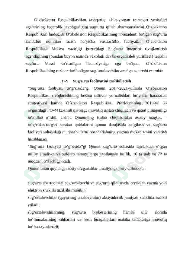Shaxsiy sug'urtada tomonlarning huquq va majburiyatlari 8