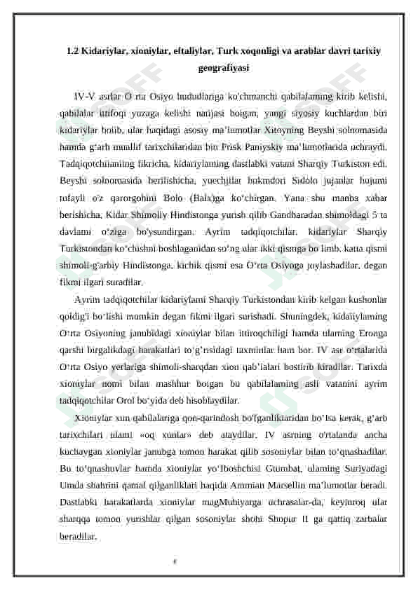 Ilk o'rta asrlar davrida o'lkamiz tarixiy geografiyasi 8