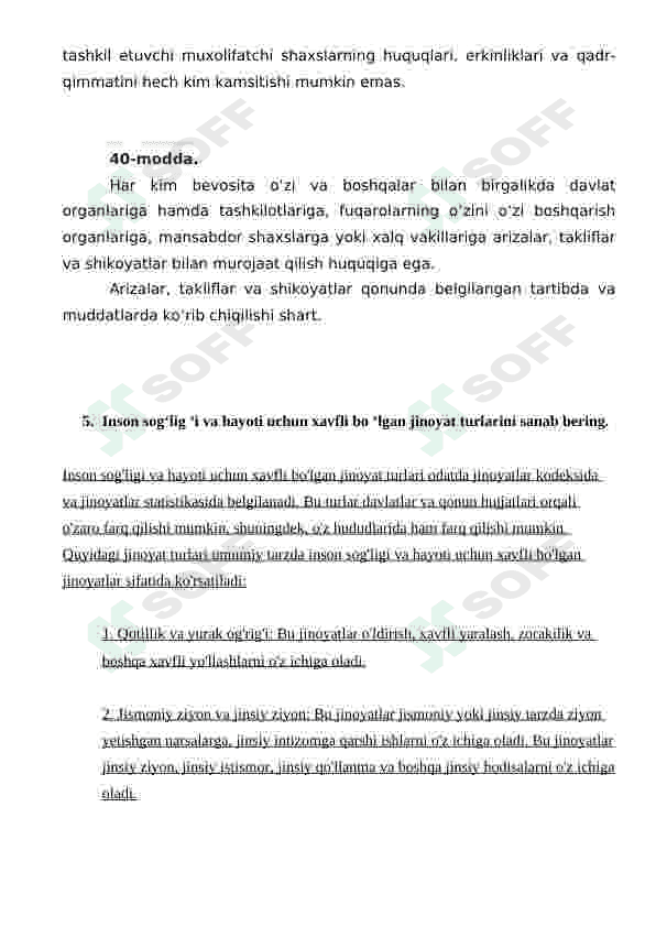 Konstitusiyadan topshiriqlar 8