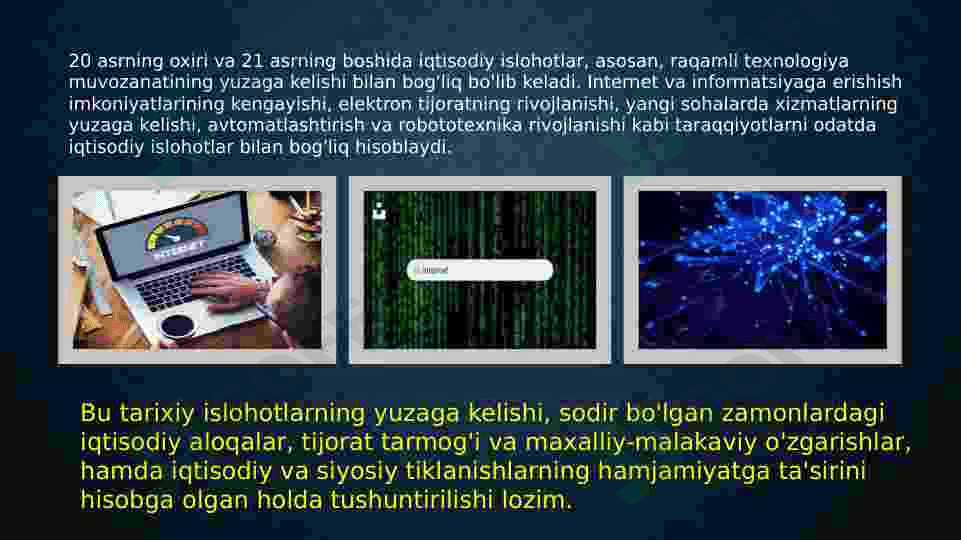 Oʻzbekistonda iqtisodiy islohotlar 8