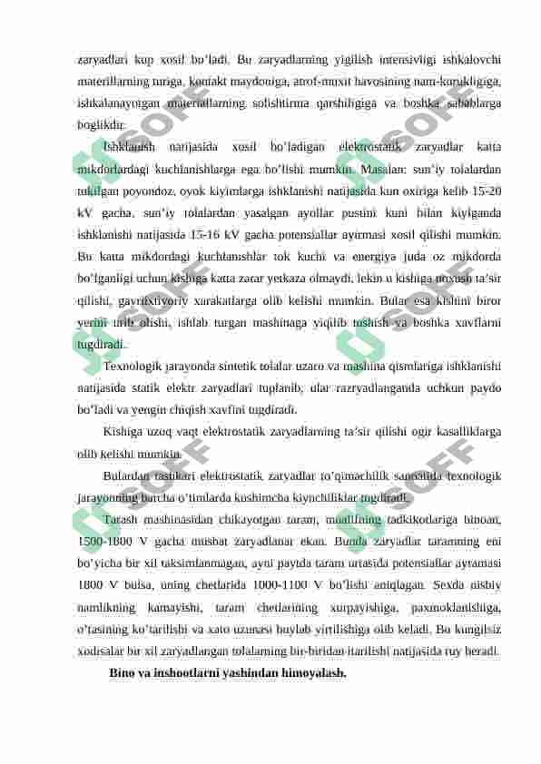 Elektr tokining organizmga tasiri 8