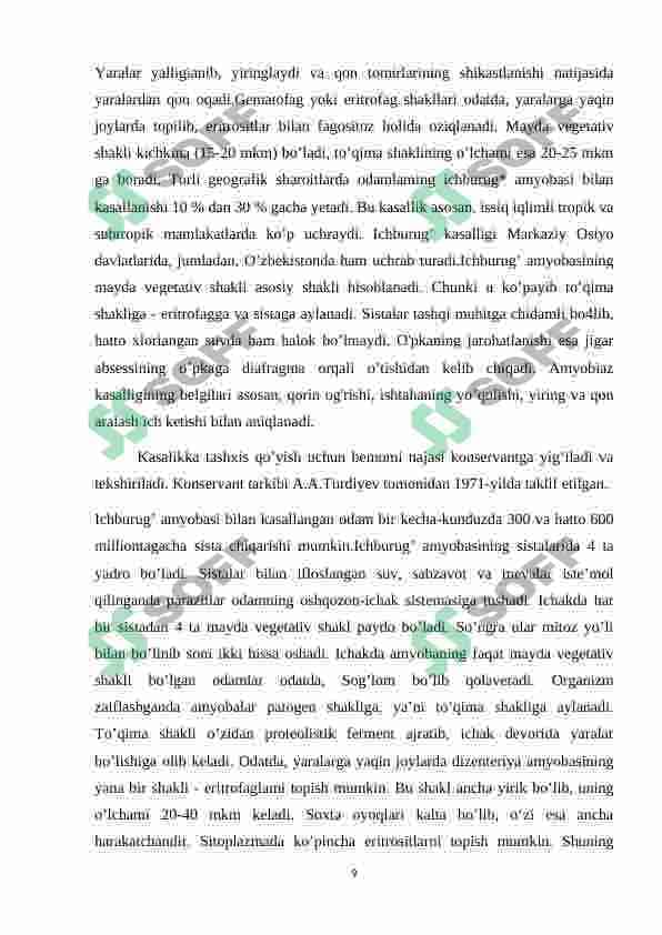 BIR HUJAYRALI PARAZITLAR VA ULARNI O’RGANISH 8