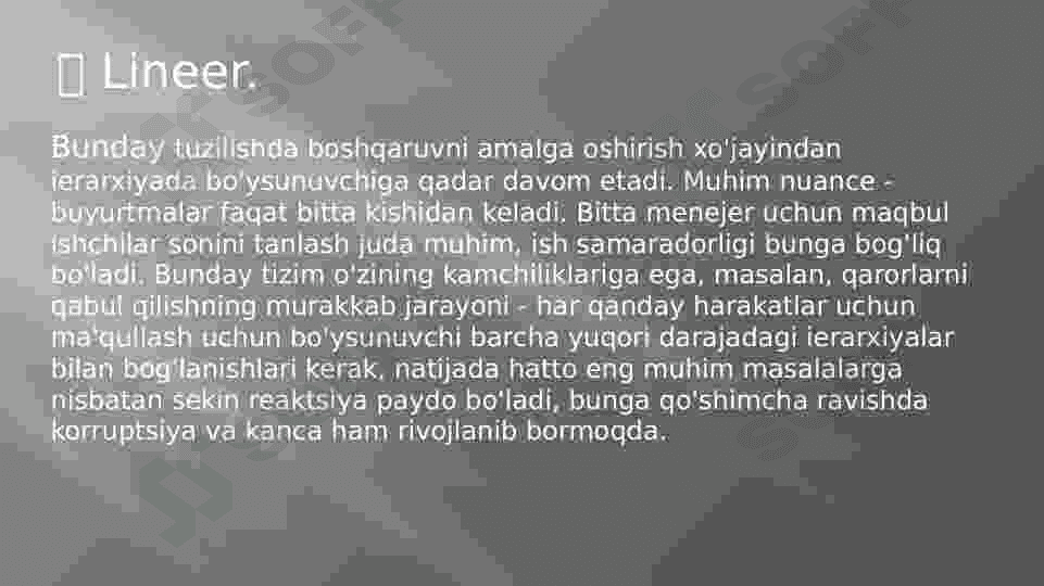 Qurilish kompaniyasining boshqaruv tuzilishi 8