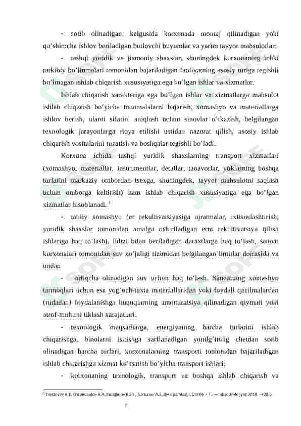 Moliyaviy faoliyat bilan bog'liq xarajatlar hisobi 8
