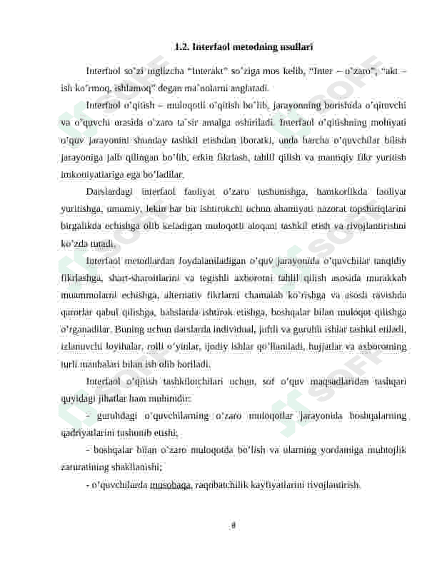 Interfaol texnologiyalardan foydalanish 8