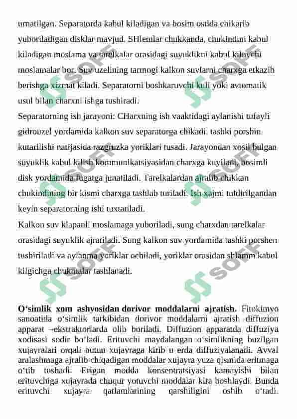 Texnalogik  jarayonlarda  qo’llaniladigan apparatlar turlari 8