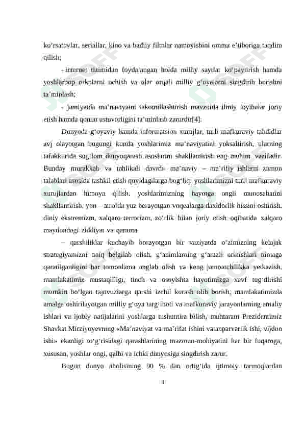Internet va virtual mafkuraviy xurujlarining oqibatlari 8