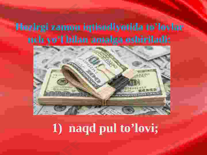 Pul taklifi va bank multiplikatori 8